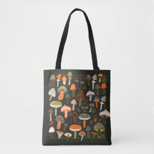 Farbenfrohe Pilze: Feenkollektion Tasche