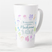 Farbenfrohe Pilze Milchtasse (Rechte Ecke)