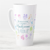 Farbenfrohe Pilze Milchtasse (Linke Ecke)