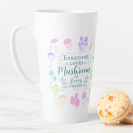 Farbenfrohe Pilze Milchtasse
