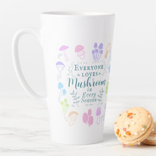 Farbenfrohe Pilze Milchtasse (Beispiel)