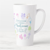 Farbenfrohe Pilze Milchtasse (Rechts)