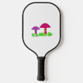 Farbenfrohe Pilze Pickleball Paddle (Rückseite)