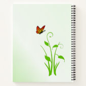 Farbenfrohe Pilze SpiralNotebook Notizblock (Rückseite)