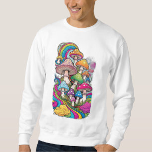Farbenfrohe Pilze Sweatshirt