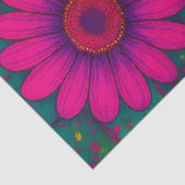 Farbenfrohe Pilze und Tees gequiltes Muster Seidenpapier (Ausschnitt)