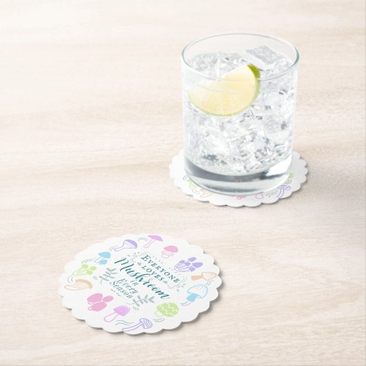 Farbenfrohe Pilze Untersetzer (Vor Ort)