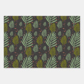 Farbenfrohe Pine Tree Blätter Weihnachtsgeschenk (Vorderseite 3)