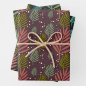 Farbenfrohe Pine Tree Blätter Weihnachtsgeschenk (Beispiel)