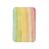 Farbenfrohe Pinselstriche Badematte (Vorderseite Vertikal)