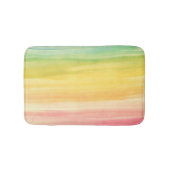 Farbenfrohe Pinselstriche Badematte (Vorderseite)