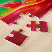 Farbenfrohe Pinselstriche Blended Jigsaw Puzzle (Seite)