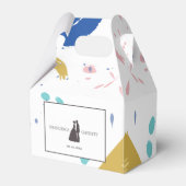 Farbenfrohe Pinselstriche Geschenkschachtel (Vorderseite)