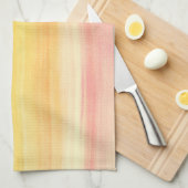 Farbenfrohe Pinselstriche Geschirrtuch (Viertel Falte)