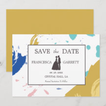 Farbenfrohe Pinselstriche Illustration