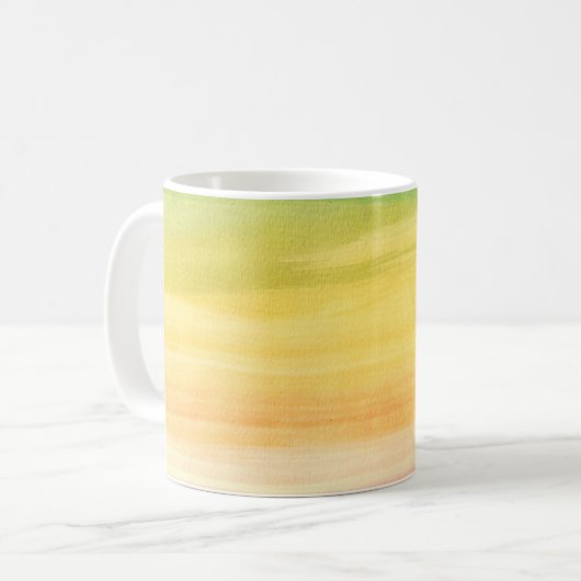 Farbenfrohe Pinselstriche Kaffeetasse (Vorderseite Links)
