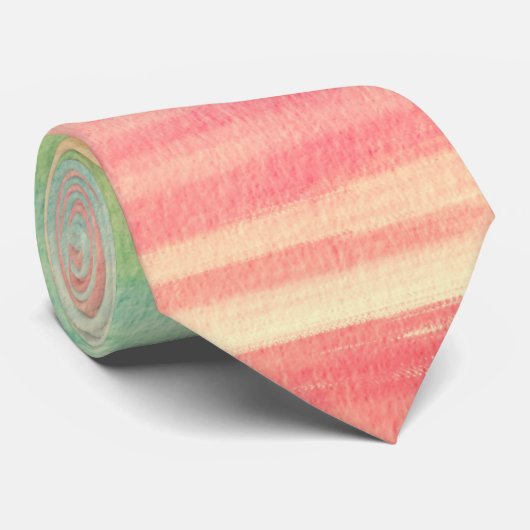 Farbenfrohe Pinselstriche Krawatte (Gerollt)