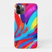 Farbenfrohe Pinselstriche Kunst Case-Mate iPhone Hülle (Rückseite)