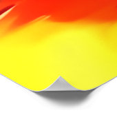 Farbenfrohe Pinselstriche Kunst Poster (Ecke)