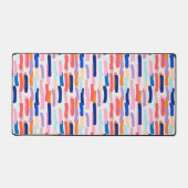 Farbenfrohe Pinselstriche Schreibtischunterlage (Vorderseite)