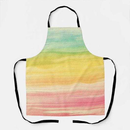 Farbenfrohe Pinselstriche Schürze (Vorderseite)