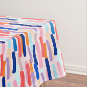 Farbenfrohe Pinselstriche Tischdecke (Beispiel)