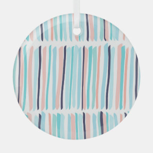 Farbenfrohe Pinselstriche: Vintage Schrift. Ornament Aus Glas