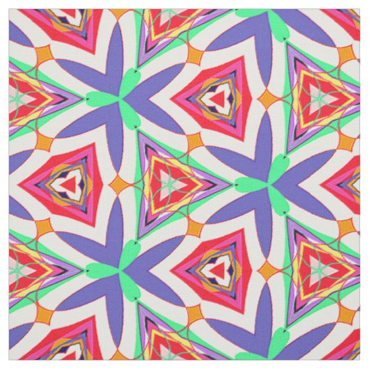 Farbenfrohe Pinwheels Muster Stoff (Muster)