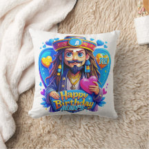 Farbenfrohe Pirate Geburtstagsgeschenke Illustrati