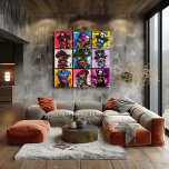 Farbenfrohe Pirate Skull Portraits Kühne Graffiti  Poster<br><div class="desc">Diese fette Serie von graffiti-inspirierten Piratenschädelporträts explodiert mit lebhaften Farben und chaotischen Pinselstrichen und schafft eine rebellische und edgische Ästhetik. Jeder Pirat verfügt über eine einzigartige Mischung von Accessoires, von Augenklappen bis zu Piratenhüten, die mit einem ikonischen Schädel und Kreuzknochenbildern geschmückt sind. Mit seiner reichen Textur und den kontrastreichen Farben...</div>