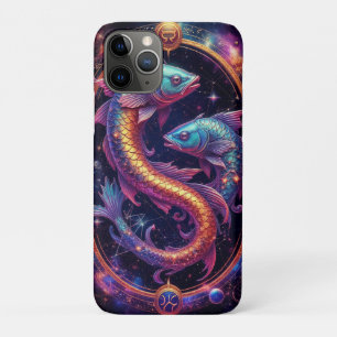 Farbenfrohe Pisces Zodiac-Symbol Case-Mate iPhone Hülle