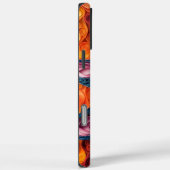 Farbenfrohe Pitbull Terrier Case-Mate iPhone Hülle (Rückseite / Rechts)