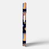 Farbenfrohe Planeten und Sterne im Weltraum Case-Mate iPhone Hülle (Rückseite / Rechts)