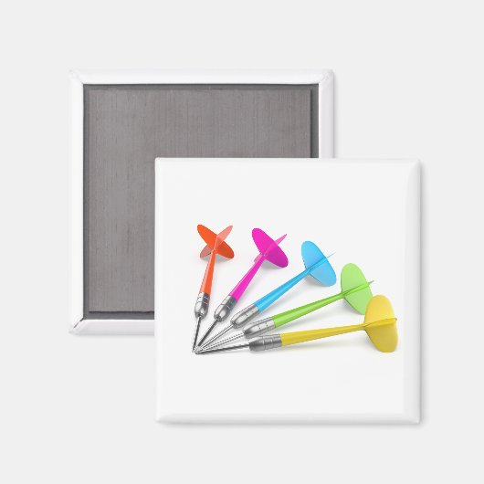 Farbenfrohe Plastikpfeile Magnet (Vorderseite/Rückseite)