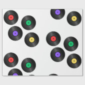 "Farbenfrohe Platten" Geschenkpapier (Flach)