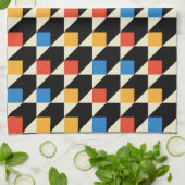 Farbenfrohe Plätze Küchentücher (Gefaltet)