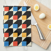 Farbenfrohe Plätze Küchentücher (Viertel Falte)