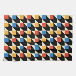 Farbenfrohe Plätze Küchentücher