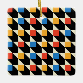 Farbenfrohe Plätze Ornament