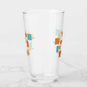 Farbenfrohe Plätze, Retro-Plätze Mitte des Jahrhun Glas (Links)