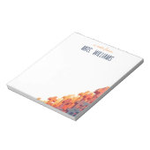 Farbenfrohe Plus signiert individuelle Lehrerbewer Notizblock (Rotiert)