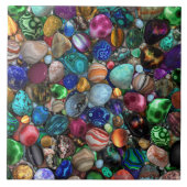 Farbenfrohe polierte Steine Fliese (Vorderseite)