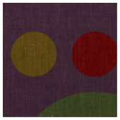 Farbenfrohe Polka Dot Circles Muster #2 Stoff (Nahaufnahme)