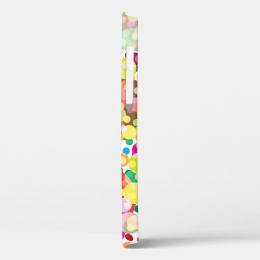 Farbenfrohe Polka Dot Pattern Case-Mate iPhone Hülle (Rückseite / Links)