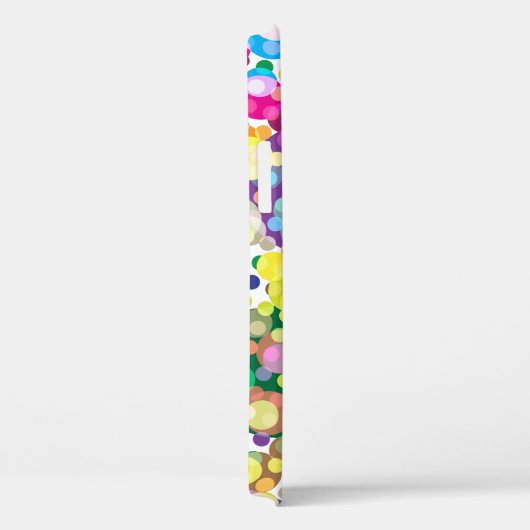 Farbenfrohe Polka Dot Pattern Case-Mate iPhone Hülle (Rückseite / Rechts)