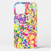 Farbenfrohe Polka Dot Pattern Case-Mate iPhone Hülle (Rückseite)