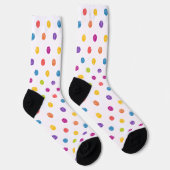 Farbenfrohe Polka Dot Pattern Socken (Rechts)