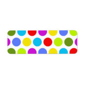 Farbenfrohe Polka Dots (Vorne)