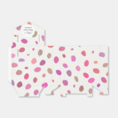 Farbenfrohe Polka Dots Babydusche Geschenkschachtel (Ungefaltet)