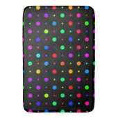 Farbenfrohe Polka Dots Badematte (Vorderseite Vertikal)